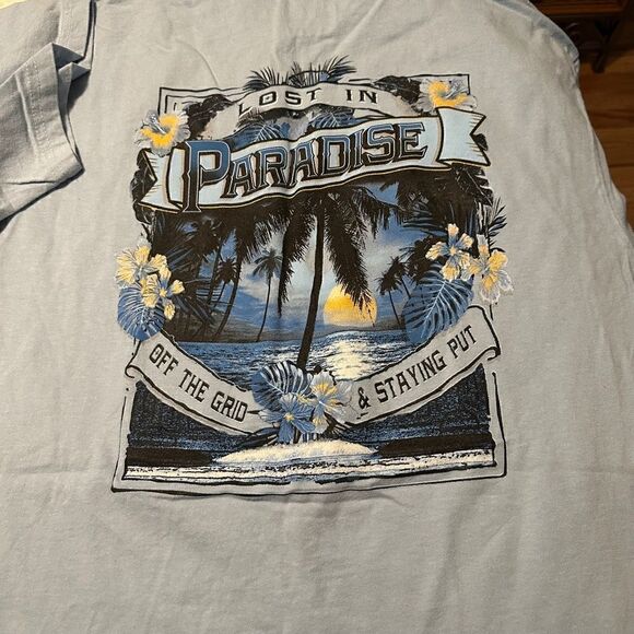 Newport Blue EUC Tee- Size Large - Picture 1 of 4